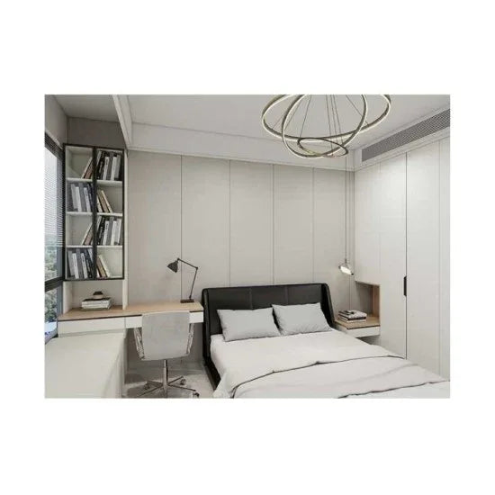 Panou decorativ riflaj WPC, Naimeed D7562, sistem de imbinare tip ''U'', aspect rafinat si montaj usor, 260x61.1x0.9cm, alb