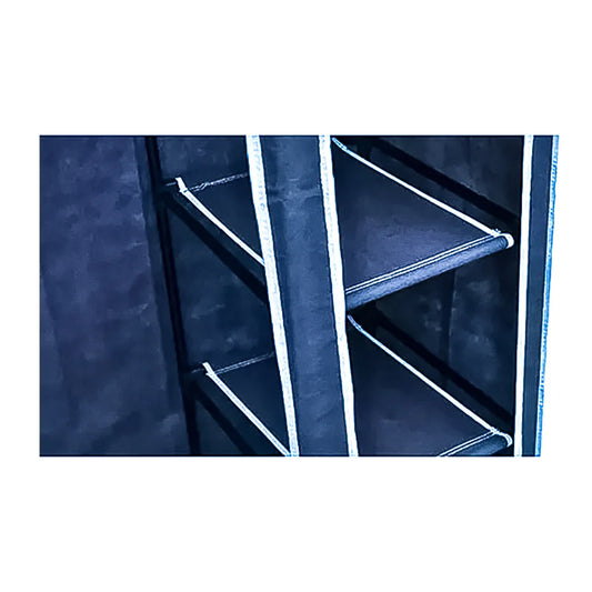 Dulap textil, 5 Compartimente, D9 Albastru