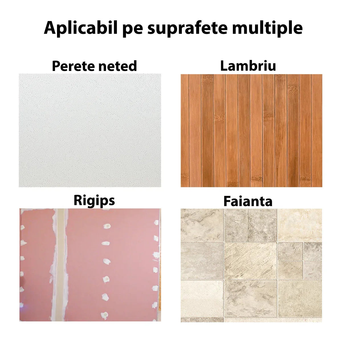 Rola tapet autoadeziv, panzat, 4mm grosime, Naimeed D5725, design elegant, termoizolant, 65x280cm, Gri