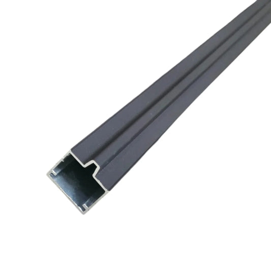 Sina gard, aluminiu, Naimeed D6478, 180x2.7x2.4 cm, Negru