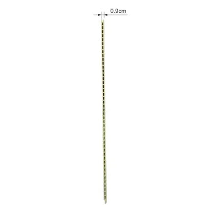 Panou decorativ riflaj WPC, Naimeed D7562, sistem de imbinare tip ''U'', aspect rafinat si montaj usor, 260x61.1x0.9cm, alb