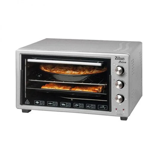 Cuptor electric, putere 1500W, capacitate 45L, timer 90 min, temperatura maxima 300 grade, 2 tavi incluse, gri / ZLN 3130_G